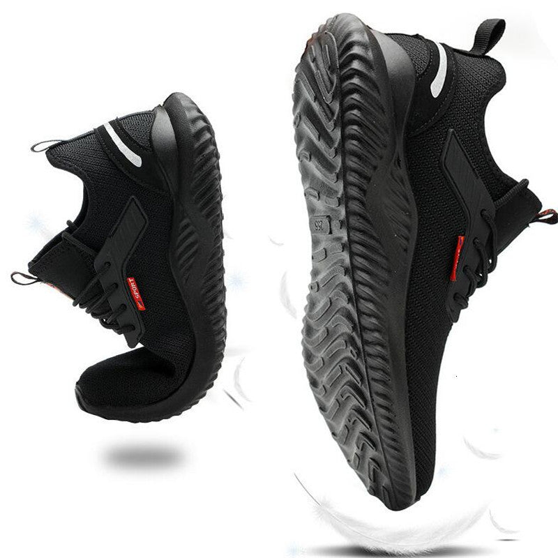 Men's Safety Protection Anti Smashing And Anti Puncture Work Shoes