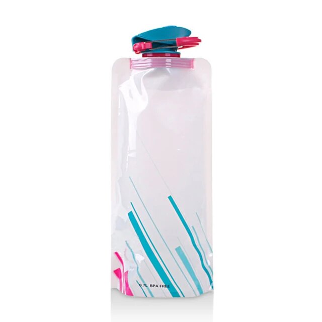 700mL Reusable Lightweight Collapsible Folding Water Bottle