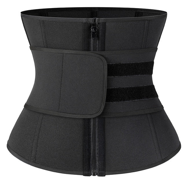 Steel Boned Waist Corset Trainer Sauna Sweat Sport Girdle Cintas Modeladora Women Weight Loss Lumbar Shaper Workout Trimmer Belt