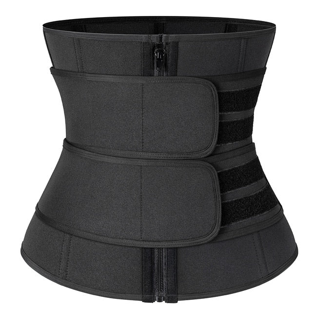 Steel Boned Waist Corset Trainer Sauna Sweat Sport Girdle Cintas Modeladora Women Weight Loss Lumbar Shaper Workout Trimmer Belt