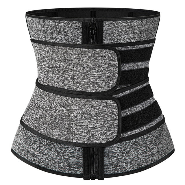Steel Boned Waist Corset Trainer Sauna Sweat Sport Girdle Cintas Modeladora Women Weight Loss Lumbar Shaper Workout Trimmer Belt