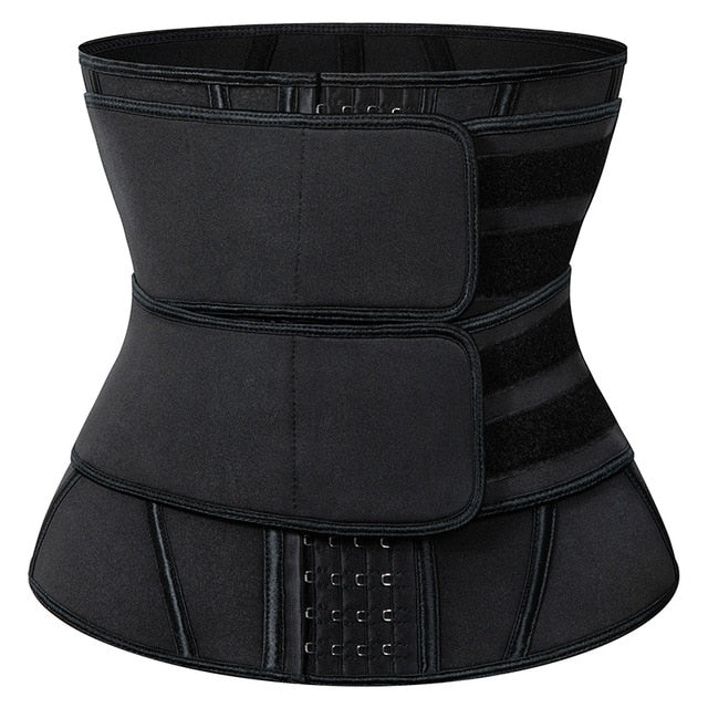 Steel Boned Waist Corset Trainer Sauna Sweat Sport Girdle Cintas Modeladora Women Weight Loss Lumbar Shaper Workout Trimmer Belt