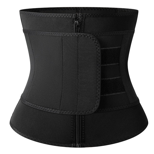Steel Boned Waist Corset Trainer Sauna Sweat Sport Girdle Cintas Modeladora Women Weight Loss Lumbar Shaper Workout Trimmer Belt