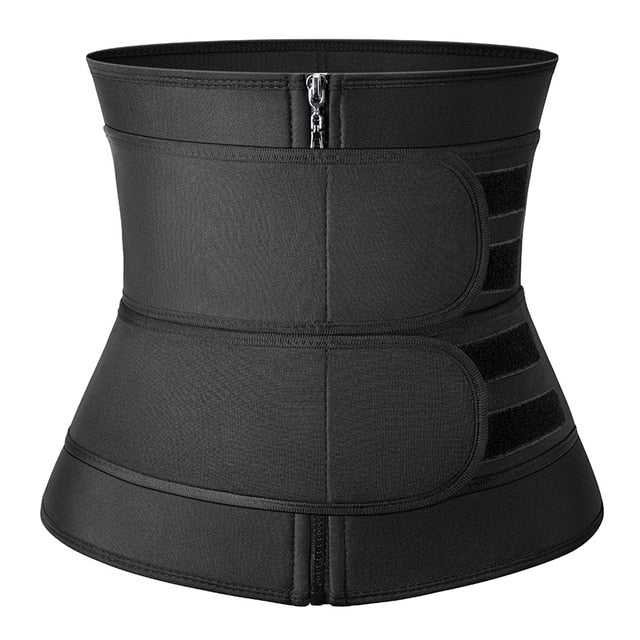 Steel Boned Waist Corset Trainer Sauna Sweat Sport Girdle Cintas Modeladora Women Weight Loss Lumbar Shaper Workout Trimmer Belt