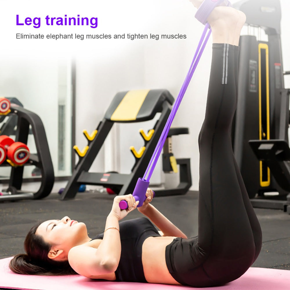 Resistance Elastic Pedal Puller Ropes Exerciser Rower Belly Resistance Band Home Gym Sport Training Bands For Fitness Equipment